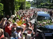 Hundreds of Fans Line Streets as Bonnie Tyler's Coffin Returns Home