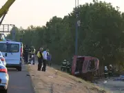 Hungary bus crash kills 12 Polish tourists, injures others