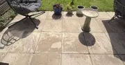 I clean my patio for 50p with a Home Bargains vinegar solution