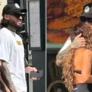 Jesy Nelson and Ben Davies share kiss in first public outing