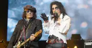 Johnny Depp's Hollywood Vampires rock London O2 with Ronnie Wood cameo