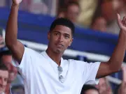 Jude Bellingham dons Birmingham shirt while scouting Barcelona