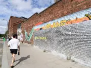 Jurgen Klopp mural in Baltic Triangle painted over