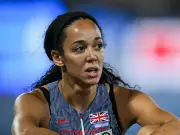 Katarina Johnson-Thompson comforted by Keely Hodgkinson after tough European Championships