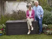 Keter 570L Storage Box with £25 Off: Sturdy, Spacious, Lockable