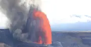 Kilauea Volcano Erupts in Hawaii, Lava Spouts into Sky