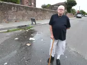Kirkdale man angry over water leak outside flat for three weeks