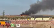 Landfill fire near Didcot Power Station prompts stay indoors warning