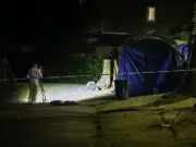 Levenshulme crime scene: Forensic tent and cordon after serious incident