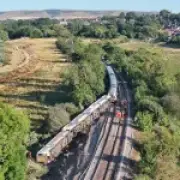 Lewes derailment: Line closed for 10 more days after two injured