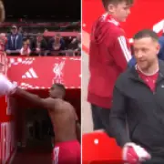 Liverpool fans fume as Alexander Isak shirt snatched from young supporter