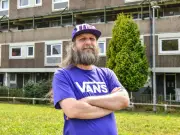 Lone tenant refuses to move from council estate facing demolition