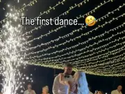 Love Island stars' wedding guests got police warning over port jump