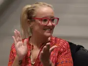 Lucy Davis supported by dad Jasper Carrott at first public event since cancer news