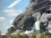M25 closed both ways over 'risk of explosions' as smoke billows over motorway