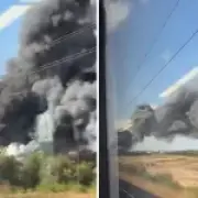 M25 closed in both directions after major fire sparks explosion risk
