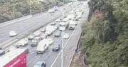 M25 crash causes severe delays, two lanes closed