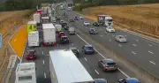 M25 Shuts in Surrey After Two-Lorry Crash Causing 80-Minute Delays