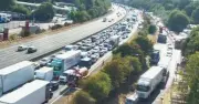 M25 traffic stopped in Kent as HGV fire causes major delays