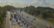 M4 closed in Wiltshire after serious crash, emergency services at scene
