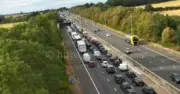 M5 standstill near J7 after HGV and car collision