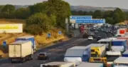 M6 crash causes spillage and five-mile queues in Cheshire