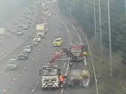 M6 fire causes 50-minute queues near Leyland and Standish
