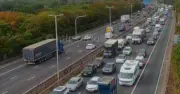 M6 traffic: Three lanes closed after lorry fire near Walsall
