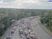 M60 closed due to police incident near Stretford, long delays