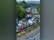 M60 crash causes 30-minute delays near Denton Island