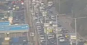 M60 traffic halted after serious crash between junctions 16 and 17