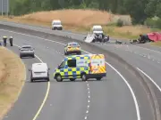 M9 crash: Four dead in horror head-on collision after car 'drove wrong way' down motorway