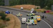 M9 crash survivors in serious condition as teens named