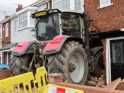 Man admits tractor rampage into Middlesbrough home