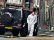 Man City star's £200k Mercedes clamped on Manchester back street