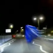 Man gets instant karma after smashing police car windscreen