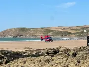 Man in his 70s dies after incident at Croyde Beach in Devon