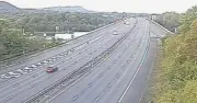 Man killed after being hit by three cars on M56 near Runcorn