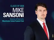 Man United data chief Michael Sansoni named on Leaders in Sport Under 40 list