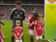 Man Utd honour PC Matthew Blades killed in A66 crash with sons as mascots