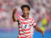 Man Utd target Tyler Adams' WAG Sarah Schmidt cheered at World Cup