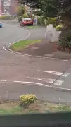 Manhole cover fire closes Whiston road as crews tackle blaze