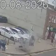 Manhole explodes on Boston high street narrowly missing shoppers