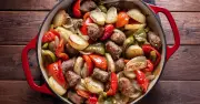 Mary Berry's simple all-in-one sausage dinner is full of flavour