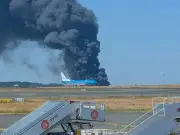 Massive fire near Paris CDG Airport closes two runways