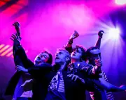Mayflies review – Haçienda roars back to life in Edinburgh warehouse
