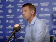 McCann hits out at 'negative' BBC question after Kilmarnock cup win
