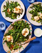 Meera Sodha's spicy mozzarella, green bean and edamame salad recipe