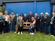 Memorial bench for Coatbridge activist Mary Fagan unveiled at play area she co-founded