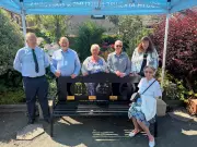 Memorial bench unveiled at McKechnie Institute in Girvan